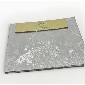 Lenox Opal Innocence Placemats Set of 4 White 13x18